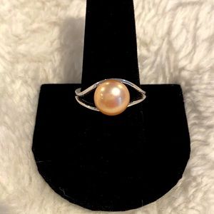 Honora Solitaire Blush Pearl Ring